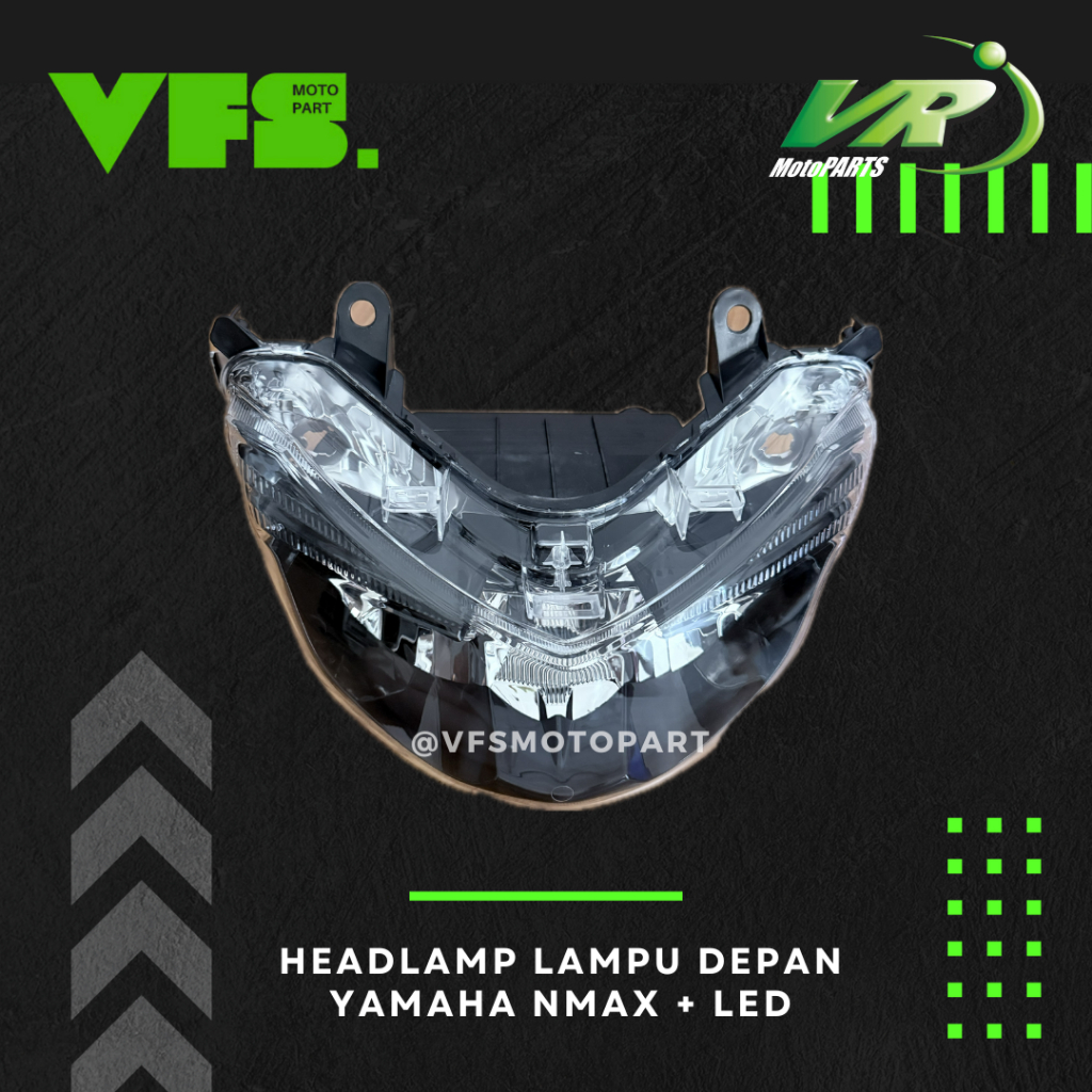 Lampu depan+LED/headlamp/reflector Yamaha Nmax old ORIGINAL VR