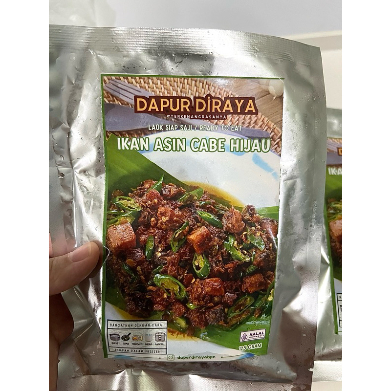 

Ikan Asin Cabe Hijau dapur diraya