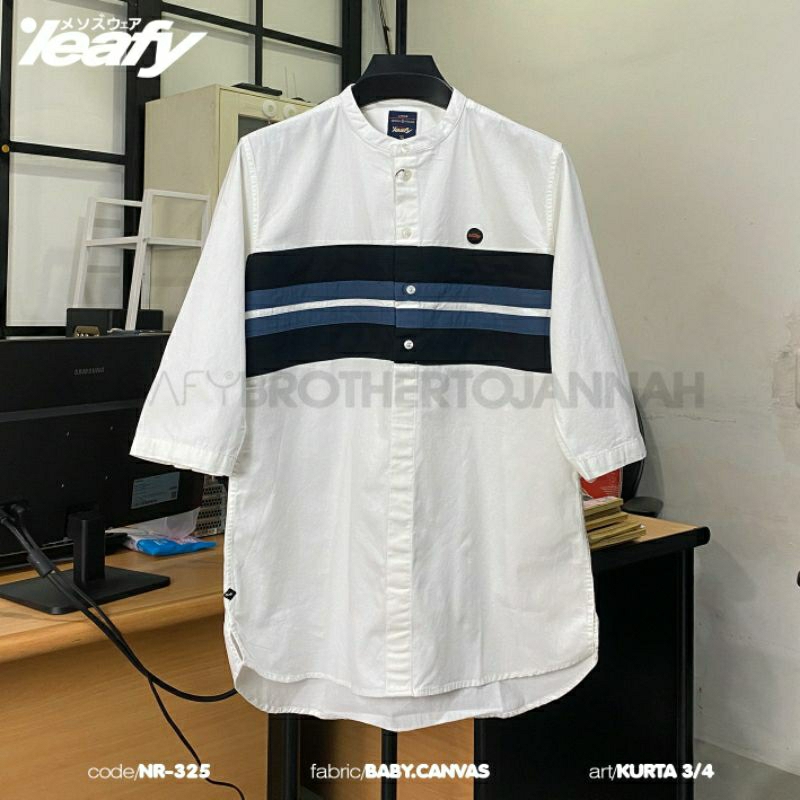 Leafy Kurta NR325 Lengan 3/4