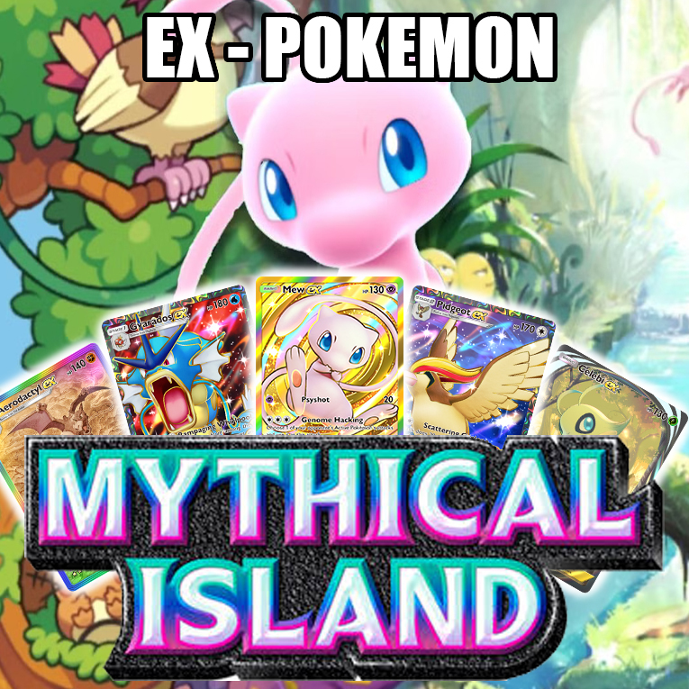 KARTU POKEMON TCG HOLOGRAM SPECIAL EX - MYTHICAL ISLAND (MIS) TCG POCKET