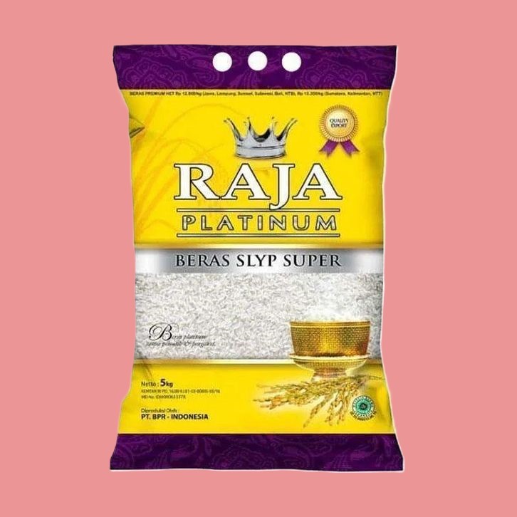 

Beras Raja Platinum 5kg Beras Slyp Super