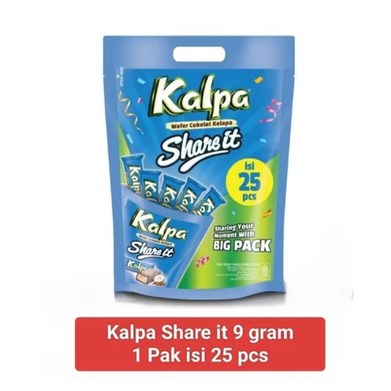 

KALPA SHARE IT 225GR ISI 25 PCS