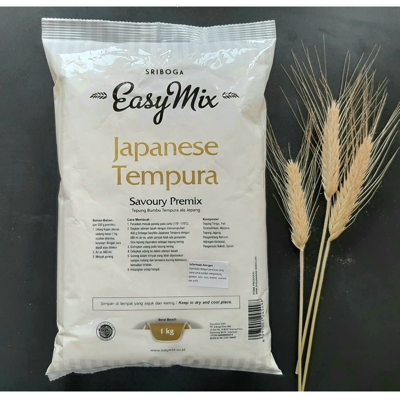 

Tepung Premix Sriboga Easy Mix Japanese Tempura 1 Kg