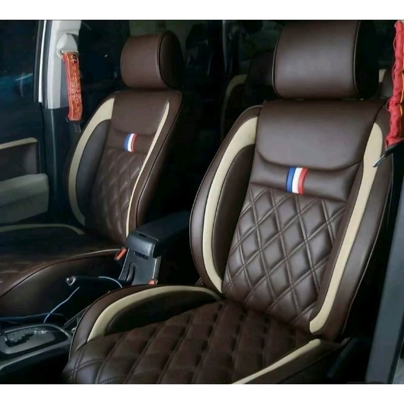 Sarung Jok Mobil Rush/Terios,Depan,Tengah,Belakang(1set) Bahan Medium