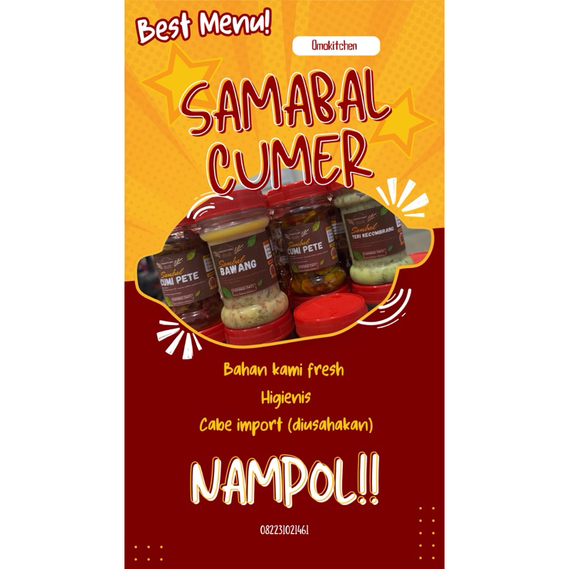 

SAMBAL CUMER CUMI PETE