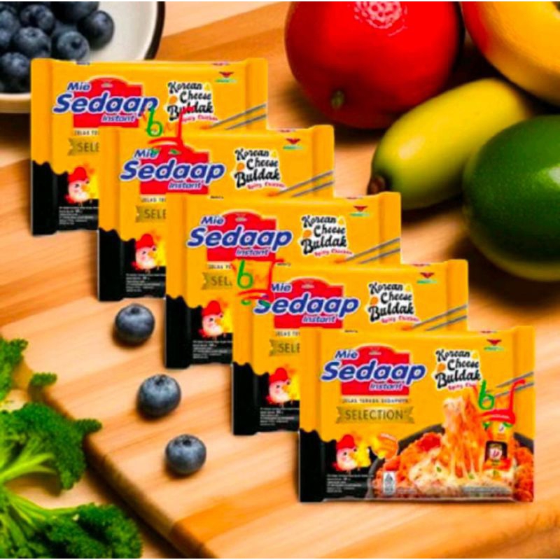 

(COD) Beli 5 Lebih Hemat Mie Sedaap Korean Cheese Buldak 5 pcs 86 gr