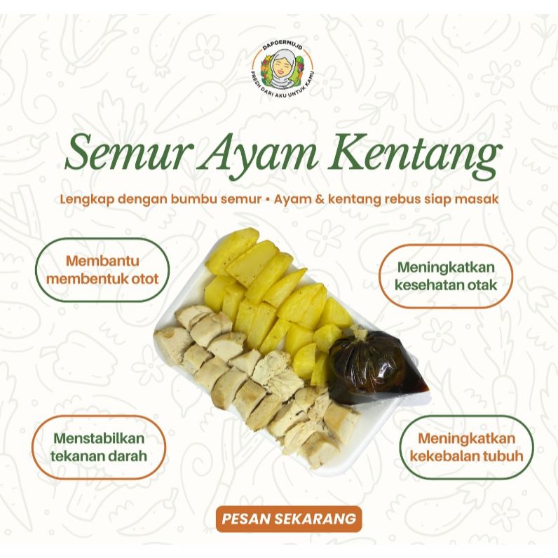 

DAPOERMU.ID Semur Ayam Kentang Sehat Anti Ribet