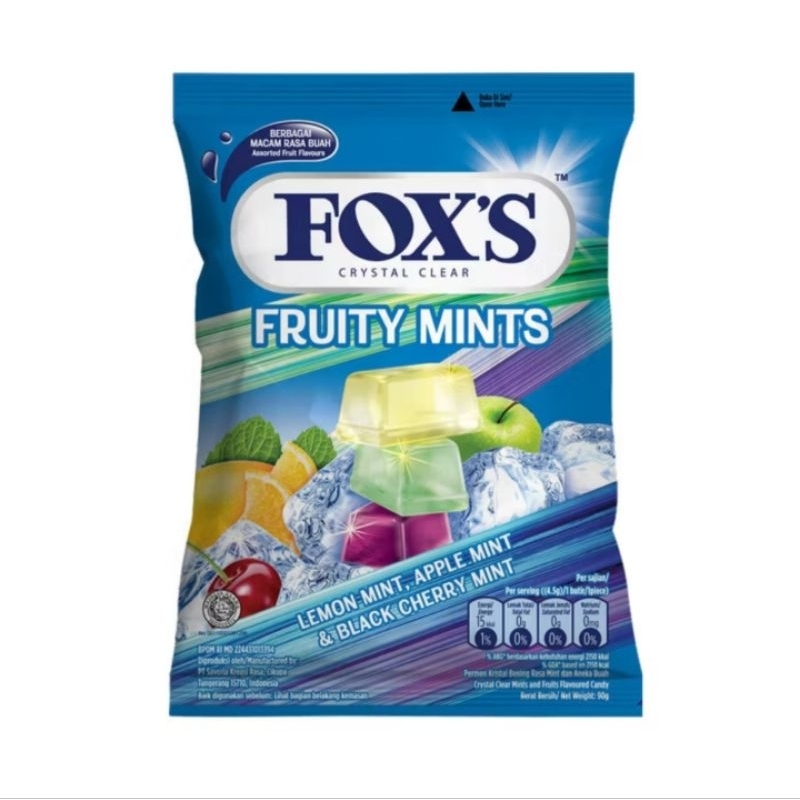 

Permen Fox's Fruity Mints 90 gr