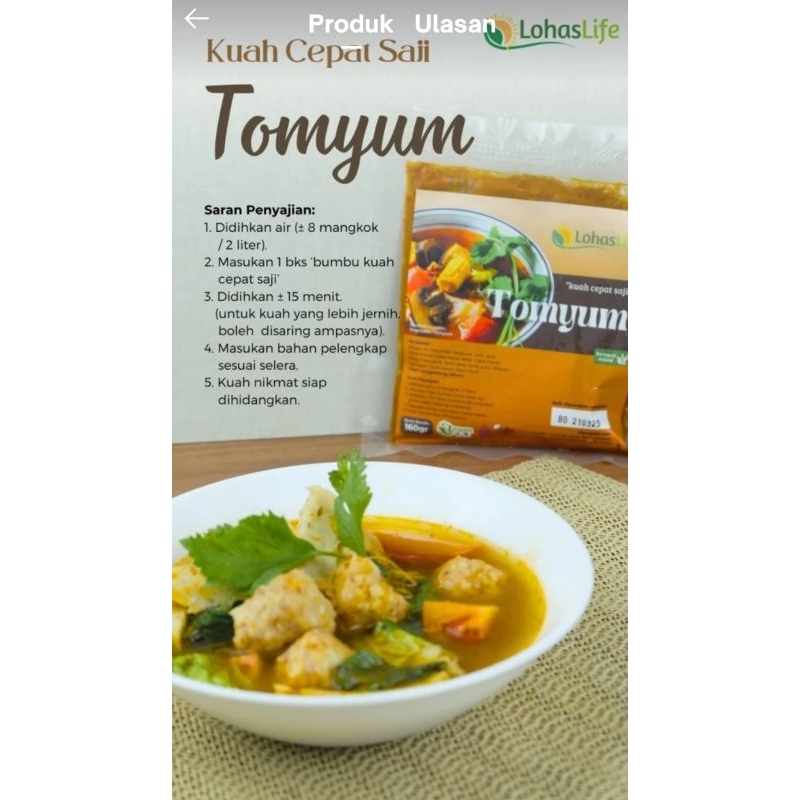

bumbu tomyam vegetarian
