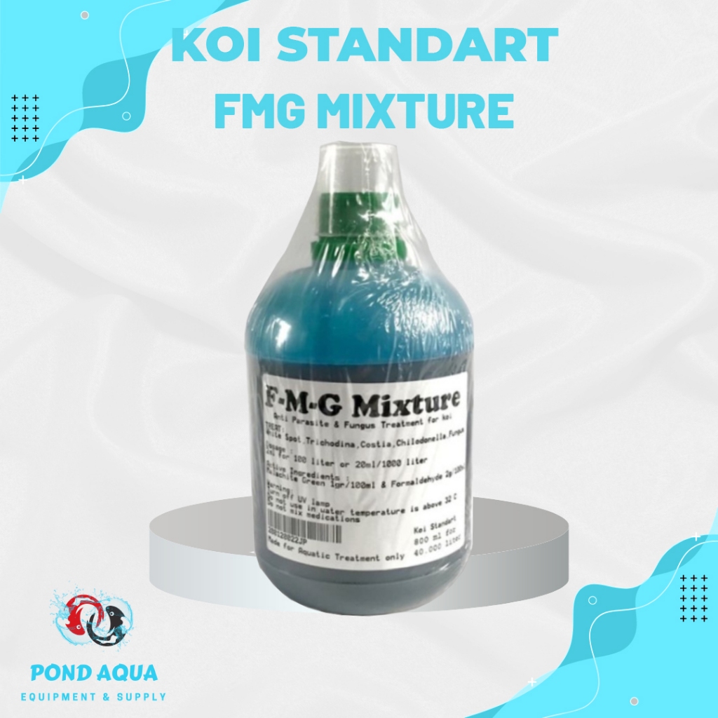 Obat Ikan  F-M-G Mixture Koi Obat Anti Parasit dan Jamur Koi Whitespot