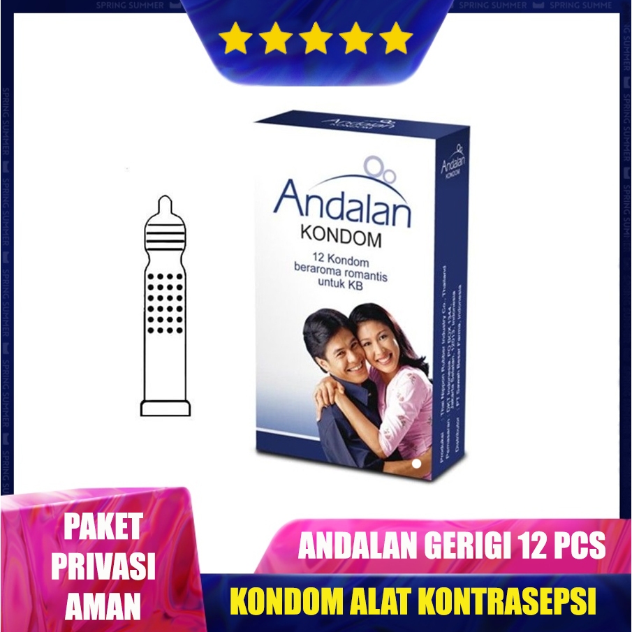 Kondom Andalan Grigi Isi 12 Alat Kontrasepsi