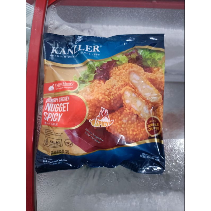 

Kanzler spicy crispy chicken nugget spicy 450 gr