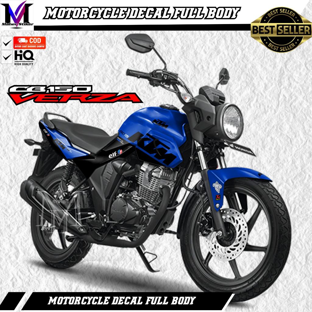 Decal Full Body CB Verza  Stiker Cb Verza Variasi KTM