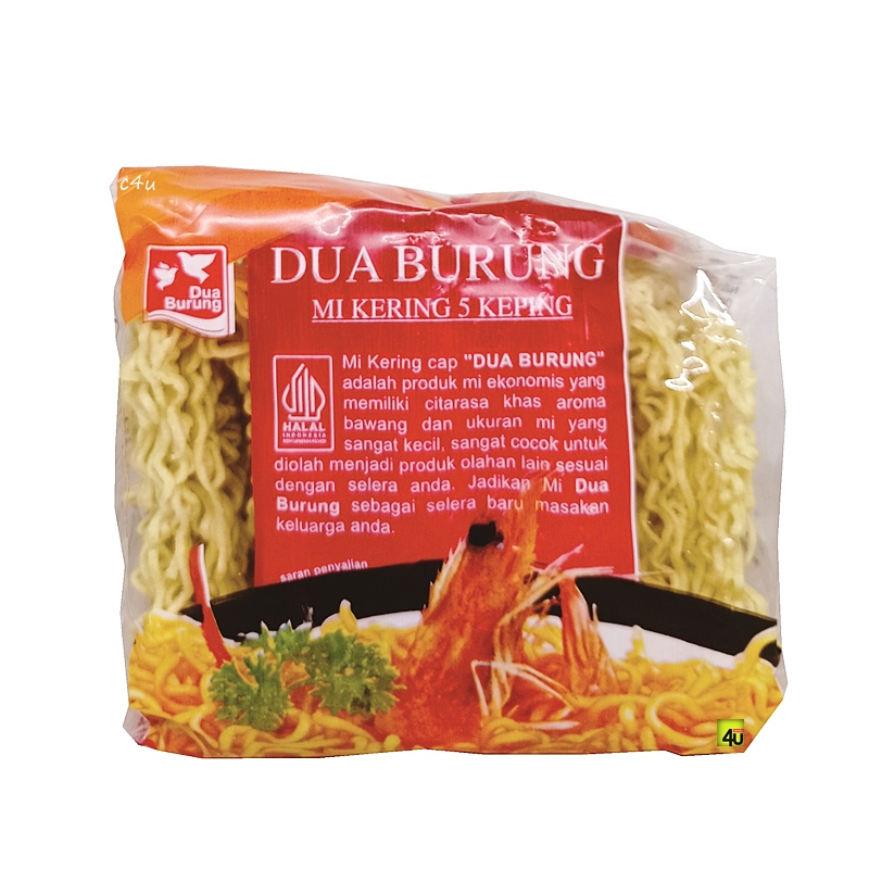 

Dua Burung - Mie Kering Kecil - Pack isi 5 pcs