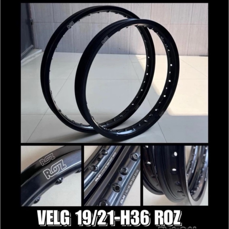 VELG 19/21 HOLE 36 ROZ BLACK