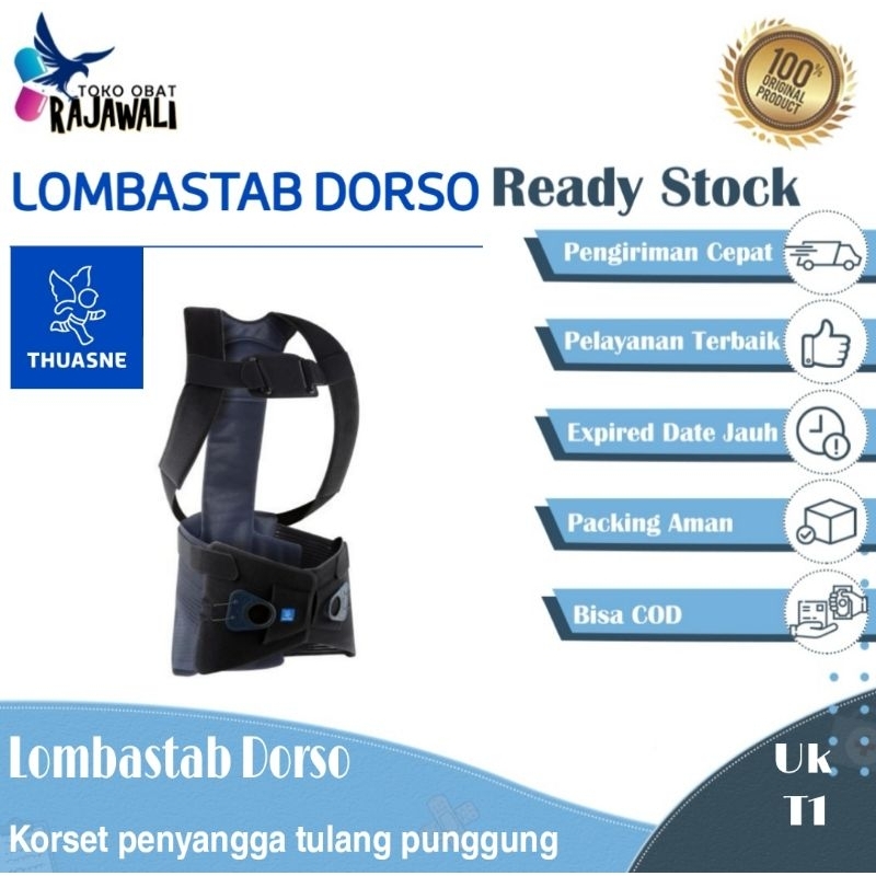 thuasne lombastab dorso korset penyangga tulang belakang original