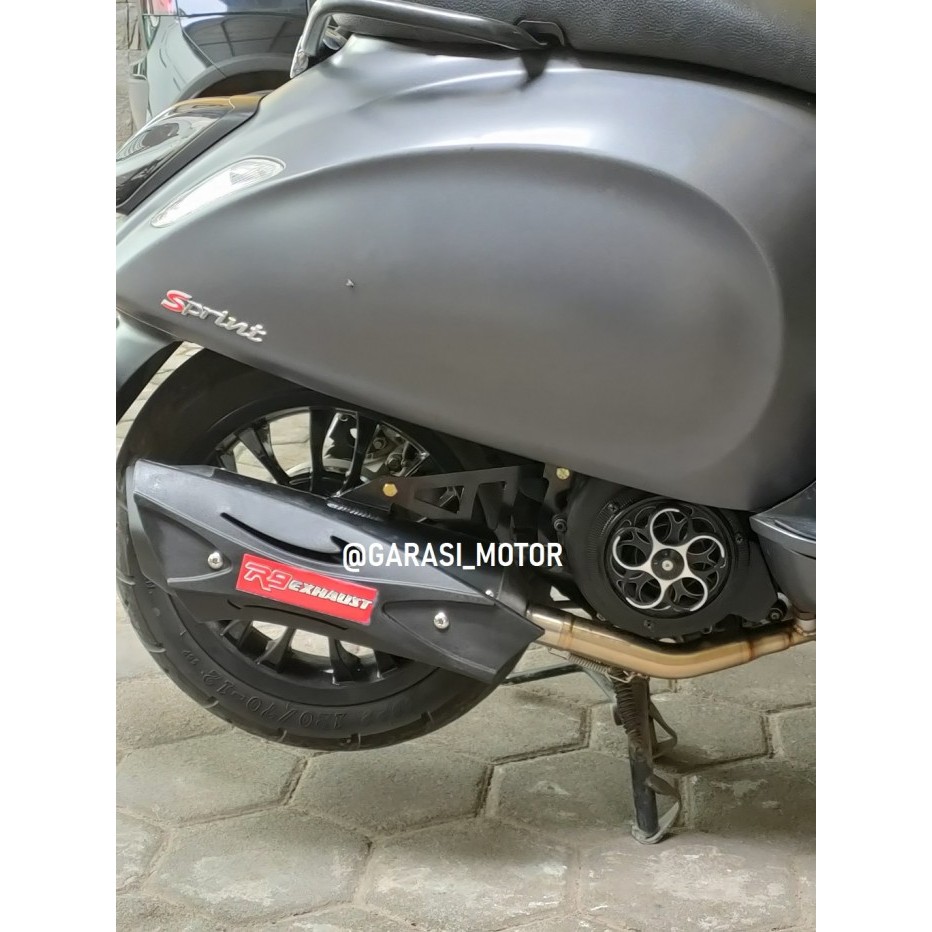knalpot racing r9 misano vespa sprint primavera gts 150