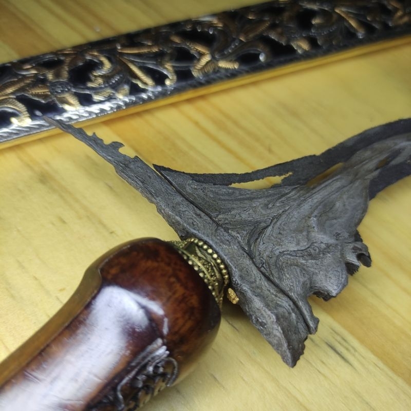 Keris Singo barong kinatah emas orisinil