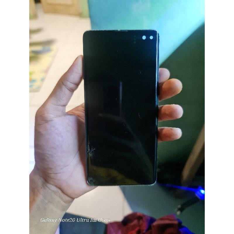 LCD+FREM SAMSUNG S10PLUS ORIGINAL COPOTAN JUAL GAMBLING