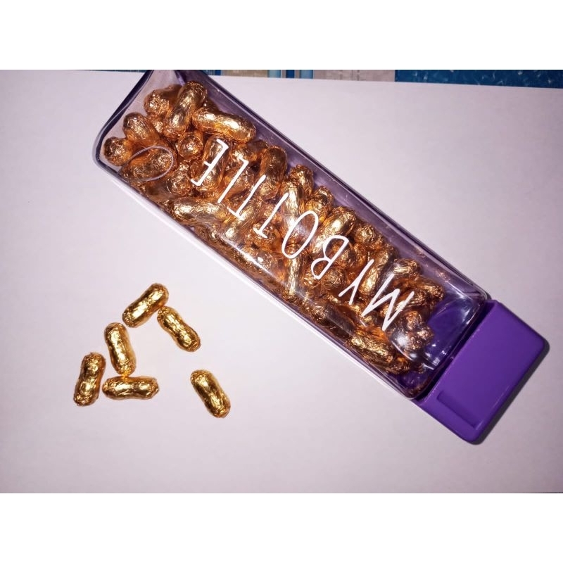 

Aneka Coklat motif kacang GRATIS Botol minum