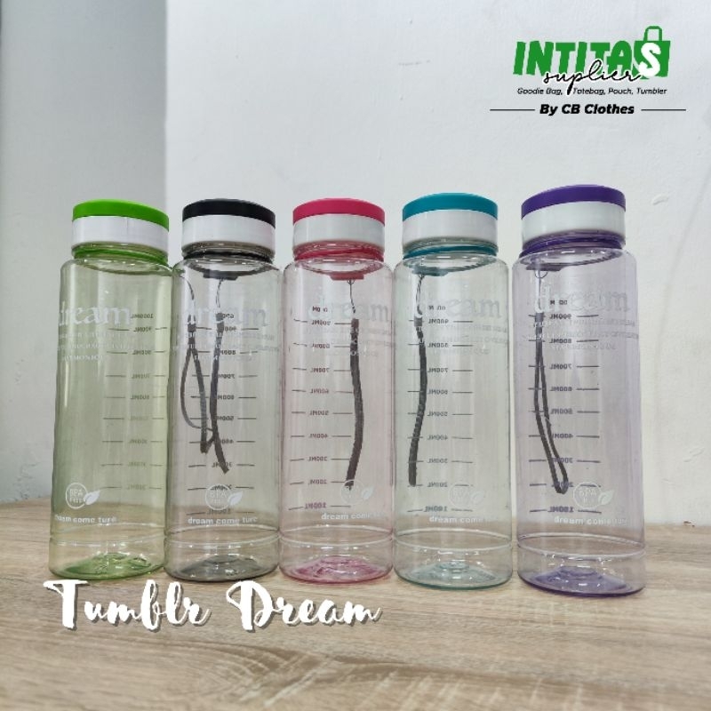 INTITAS - SOUVENIR TUMBLR DREAM 1 LITER | TUMBLR MINUM | BOTOL MINUM | BOTOL OLAHRAGA | Tempat Minum