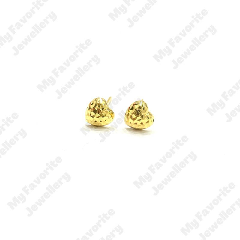 Giwang Love Cocok Untuk Anak-anak dan Dewasa Emas Asli Kadar 700