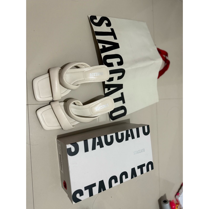 Original staccato mini heels platform