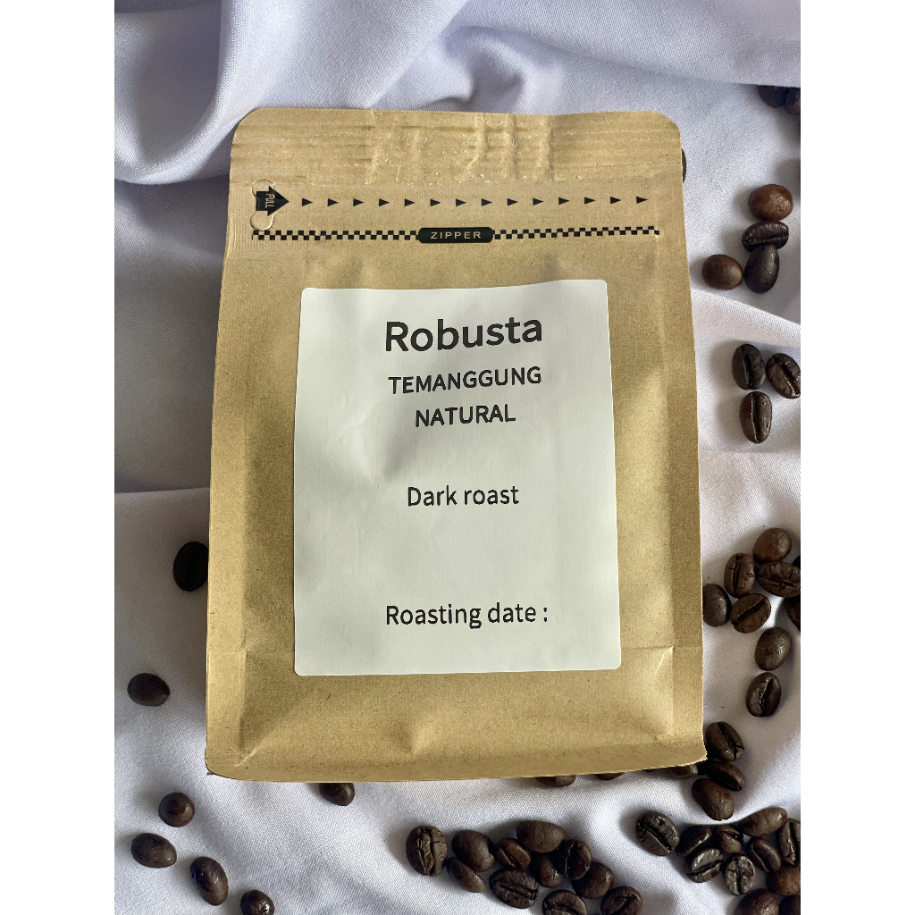 

Robusta Temanggung Natural Dark Roast 200 gram