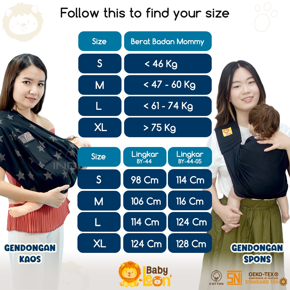 YZ2 3in1 Gendongan Bayi Samping BY-44-05 GEOS Spons Gendongan Terbaru 2023 Gendongan BABY LEON