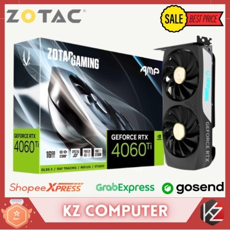 VGA NVDIA ZOTAC GAMING GEFORCE RTX 4060 Ti / RTX 4060TI 16GB AMP
