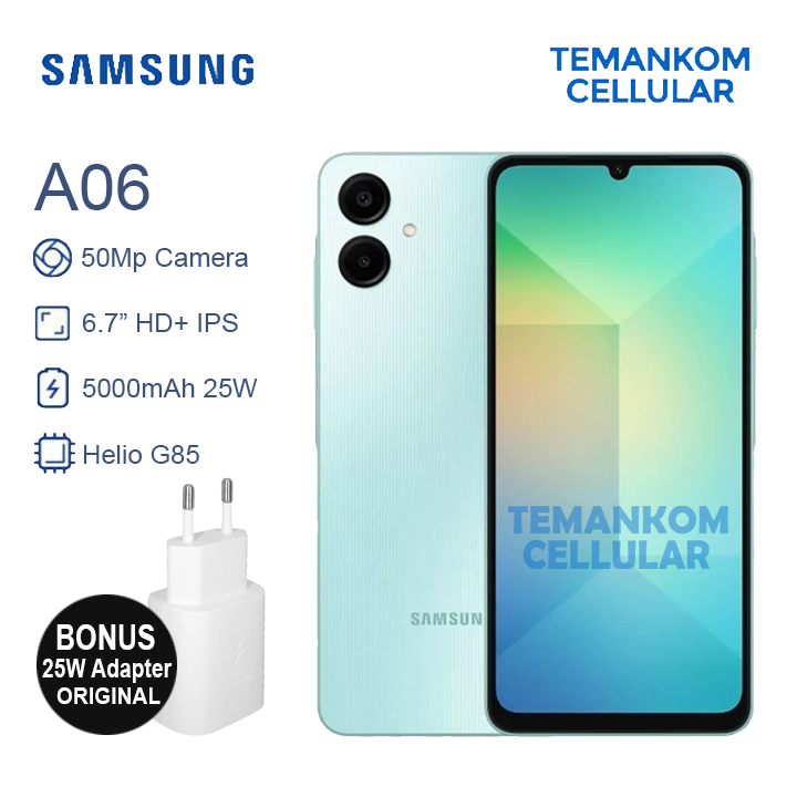 Samsung A06 12GB RAM Baru Murah 6+6 Extend ram 6/128 6GB 128GB Garansi RESMI SEIN