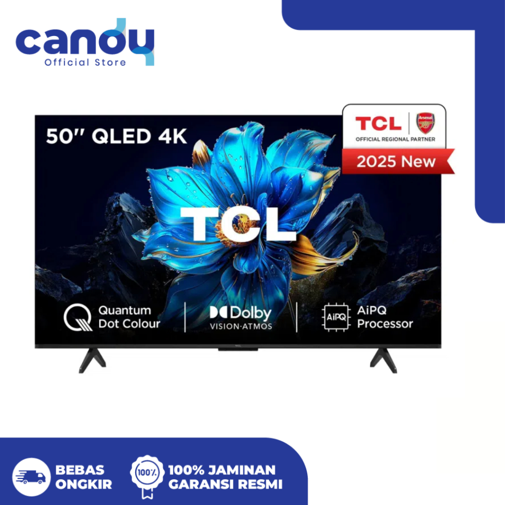 TCL 50 Inch P7K QLED Direct LED TV HDR 4K Smart TV 50P7K