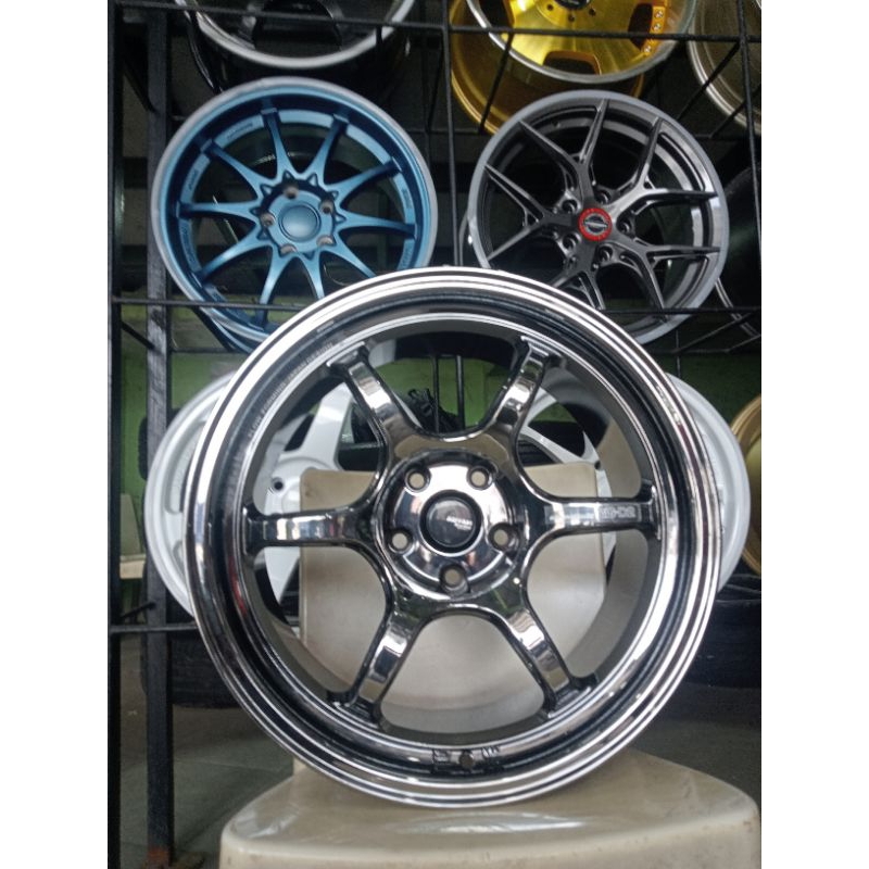 velg baru Advan rgd2 r18 flow forming pcd 5x114,3 lebar 9,5 rata ET 25 warna blackcroom by jf luxury