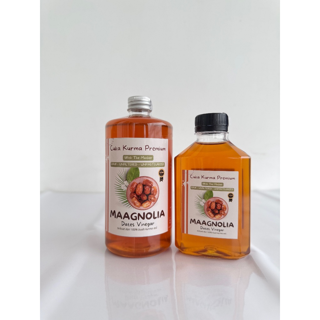 

CUKA KURMA DATES VINEGAR PREMIUM MAAGNOLIA 250 + 500 ml