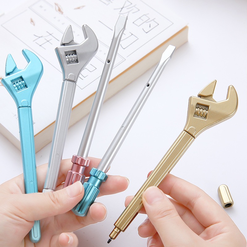 PULPEN OBENG KUNCI INGGRIS PULPEN PENA GEL PERKAKAS PEN PENA BOLPEN ATK STATIONERY PULPEN LUCU UNIK 
