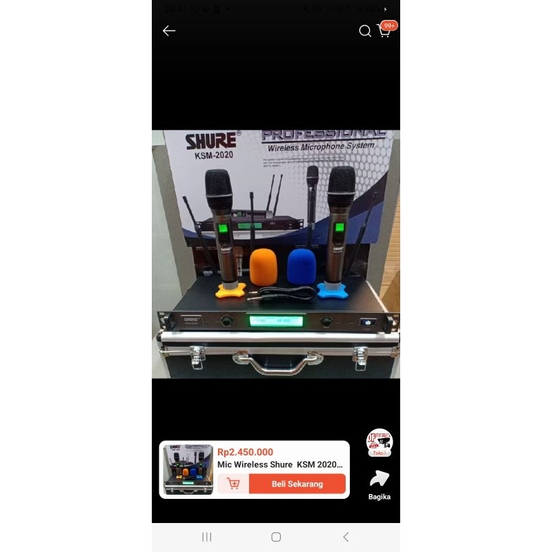 microfon mix shure ksm 2020