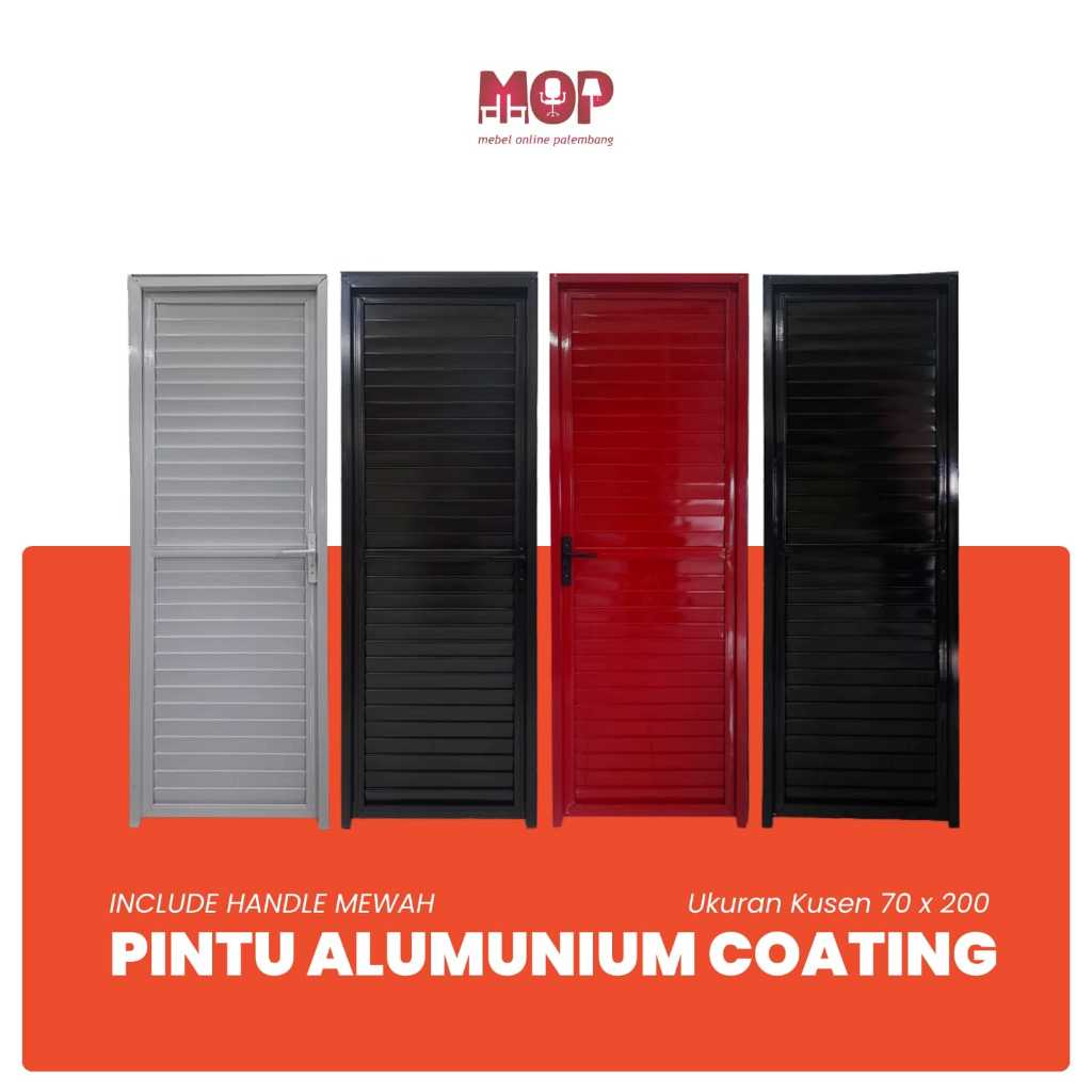 Pintu Alumunium murah pintu kamar mandi pintu wc  multifungsi