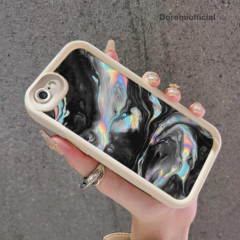 SOFTCASE FOR IPHONE SAMSUNG REALME VIVO INFINIX OPPO XIAOMI REDMI ITEL ROSE PUTIH TULANG CUSTOM LUKI