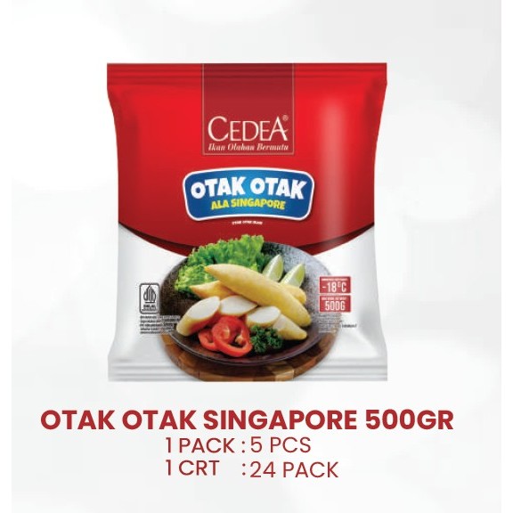 

Cedea otak otak singapore 500 gr