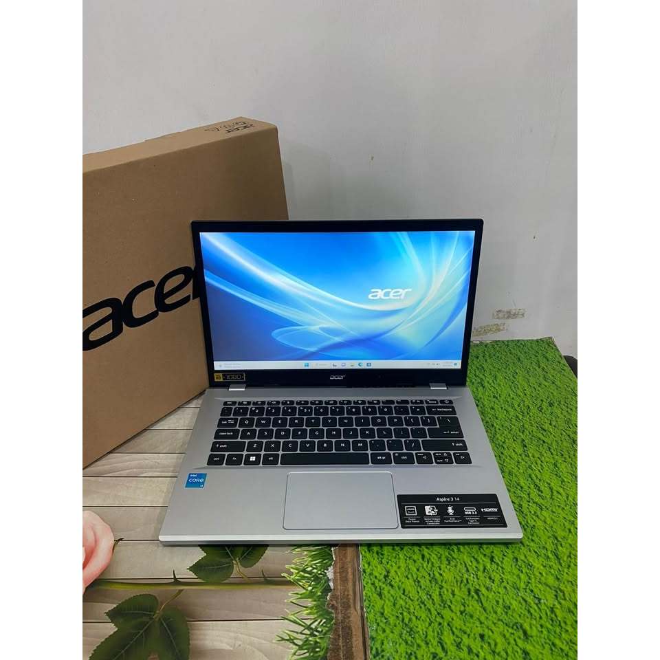 LAPTOP BARU ACER ASPIRE A314-36M Intel Core i3-N305 Ram 8GB Ssd 512GB layar 14"Inch-FHD Garansi