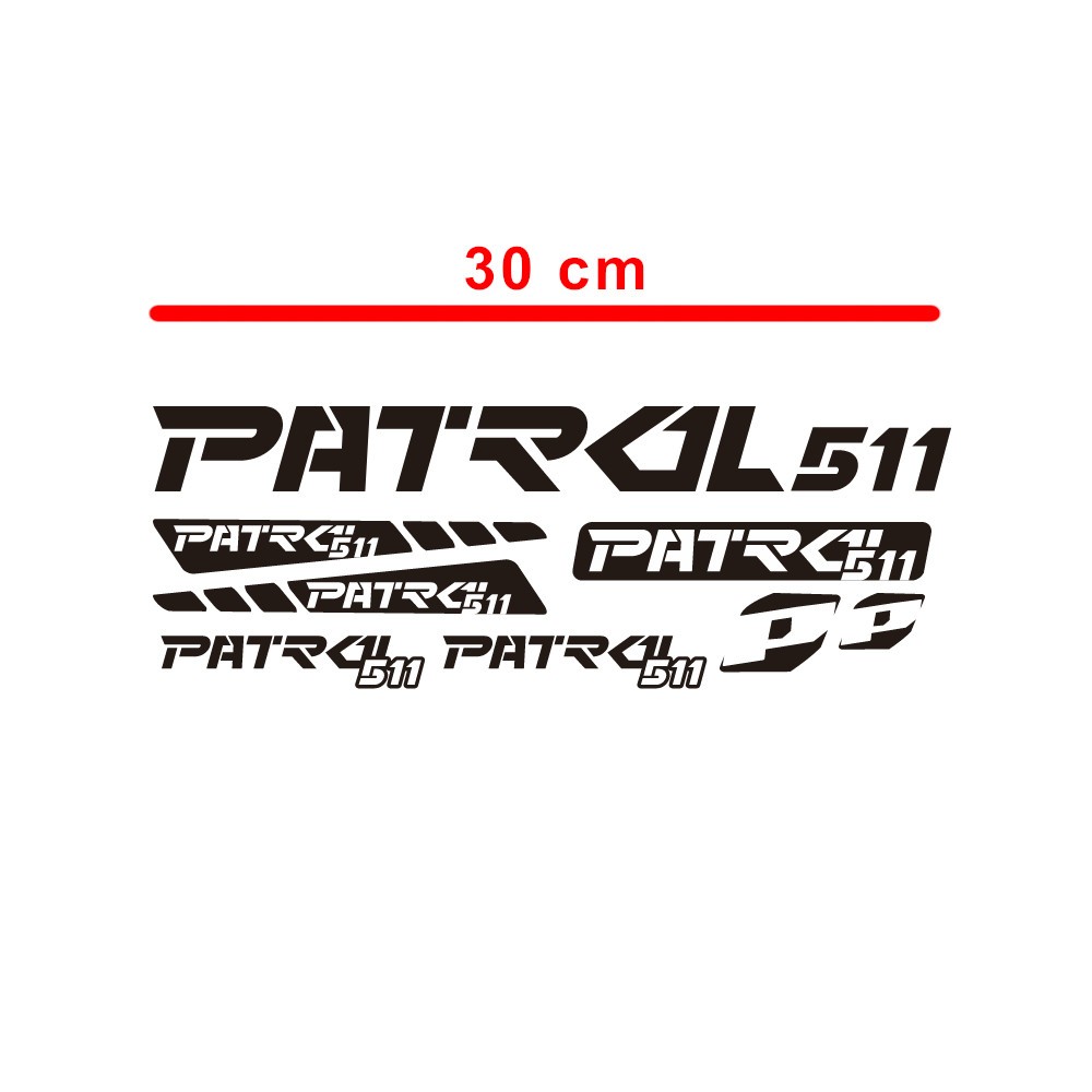 

Stiker Cutting Patrol 511 Bisa Custom