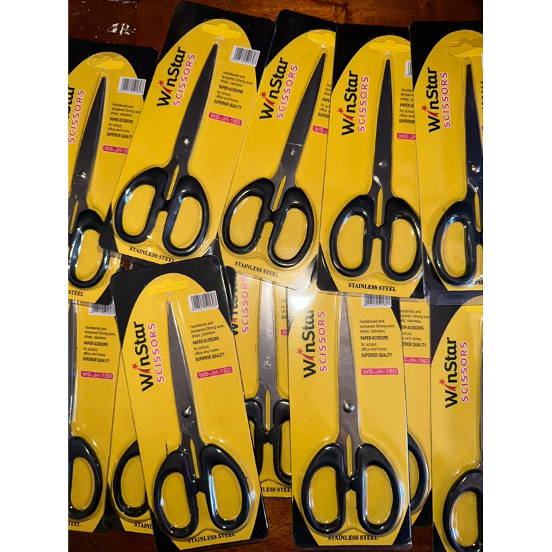 

GUNTING SERBAGUNA KUAT DAN TAJAM UNTUK SEKOLAH/KANTOR/RUMAH SCISSORS WINSTAR TAHAN KARAT