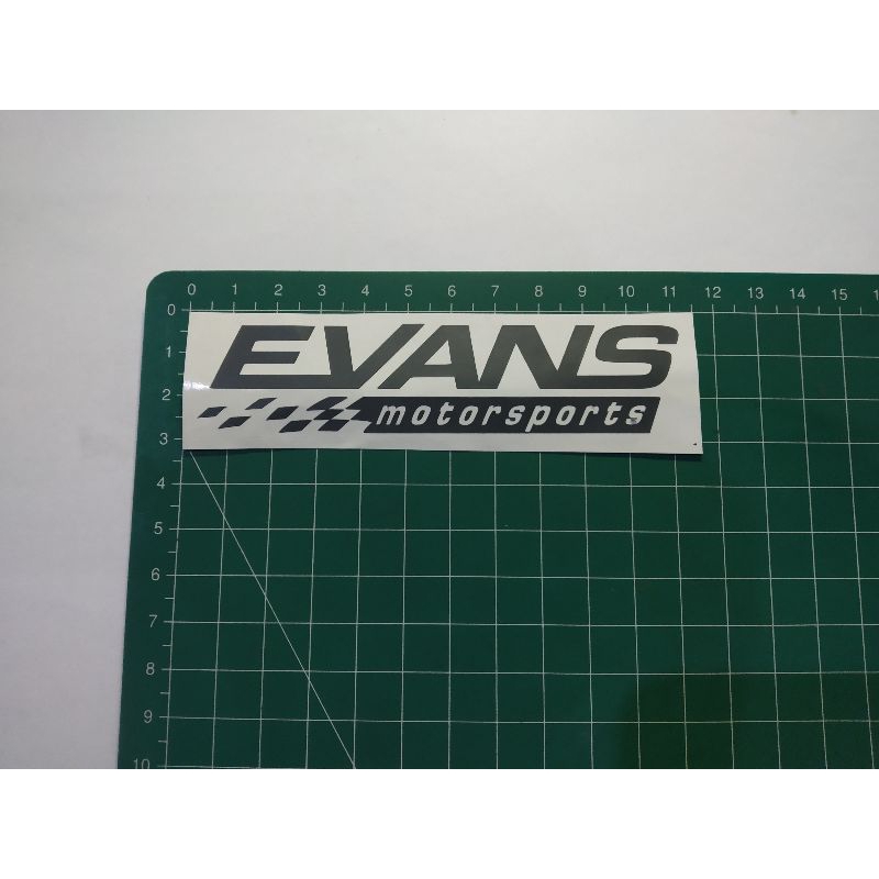

stiker cutting evans