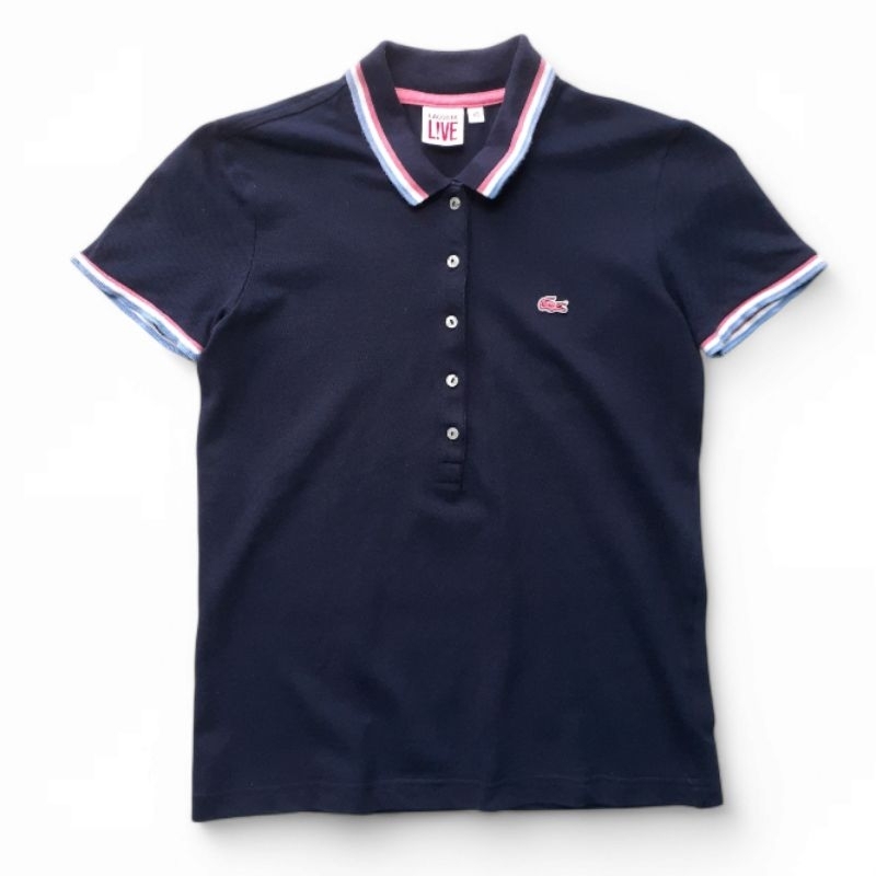 KAOS POLO SHIRT LACOSTE LIVE WOMEN