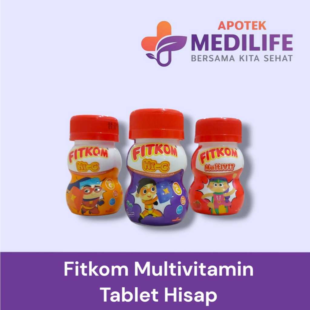 FITKOM MULTIVITAMIN ANAK TABLET KUNYAH