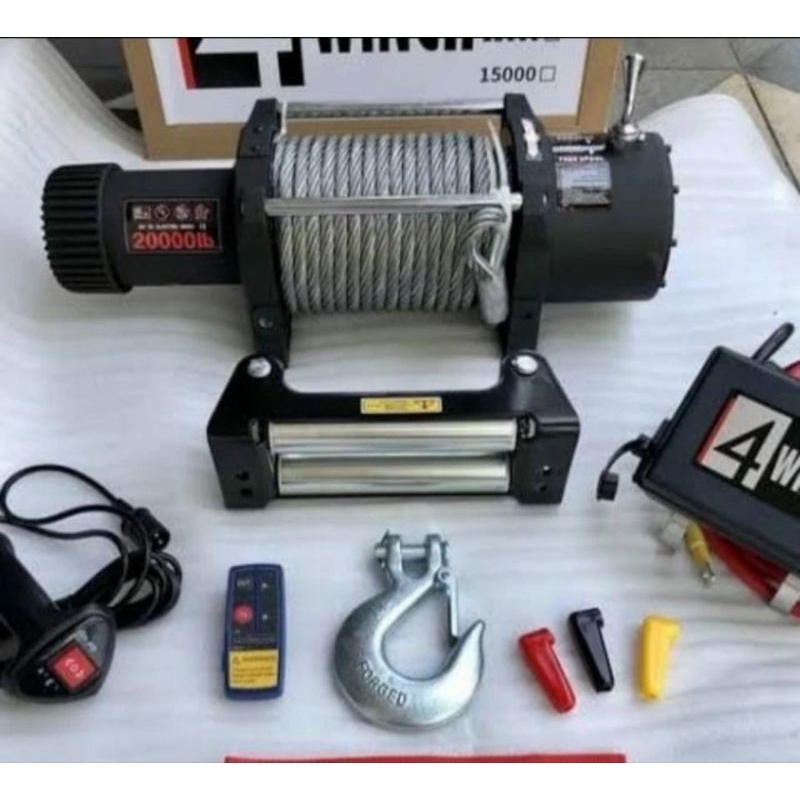 WINCH 4WINCH 20000LBS 24V SLING BAJA