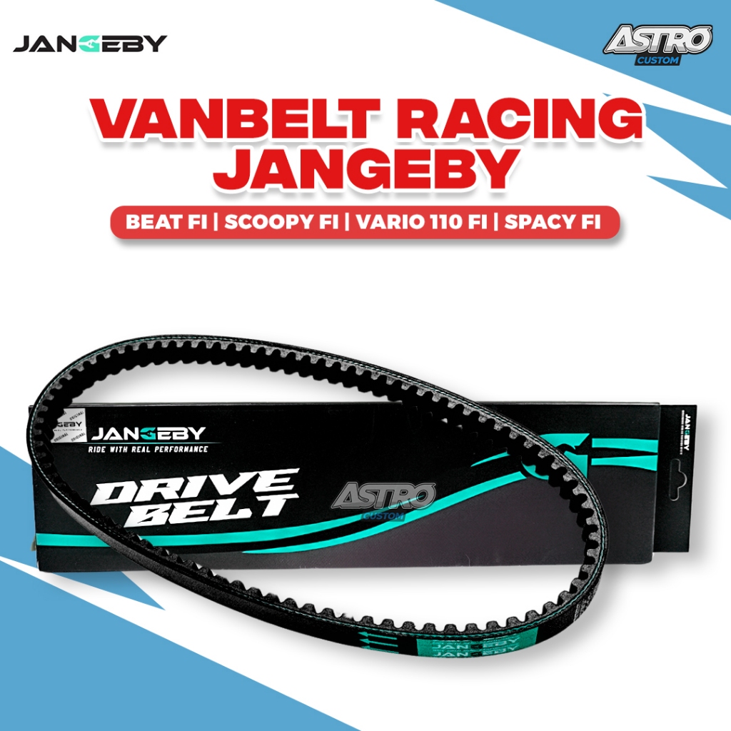 Vanbelt Jangeby Beat Fi Scoopy Spacy FI Vario 110 Pcx Adv Stylo V-belt Racing KZL Fanbelt Drive Belt