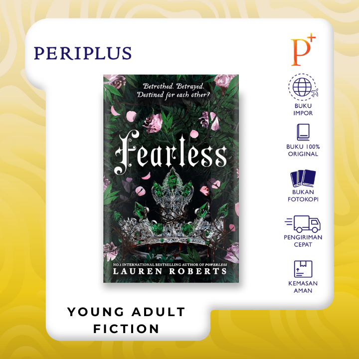 Novel Fantasi Romantis Bahasa Inggris Hard Cover - Buku Seri Ketiga Trilogi Powerless