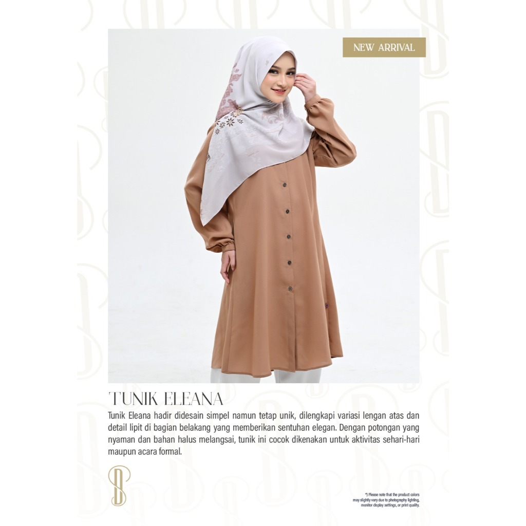 Tunik Eleana | Tunik | Blouse | Tunik Rabbani | Atasan Wanita [Ori Rabbani]