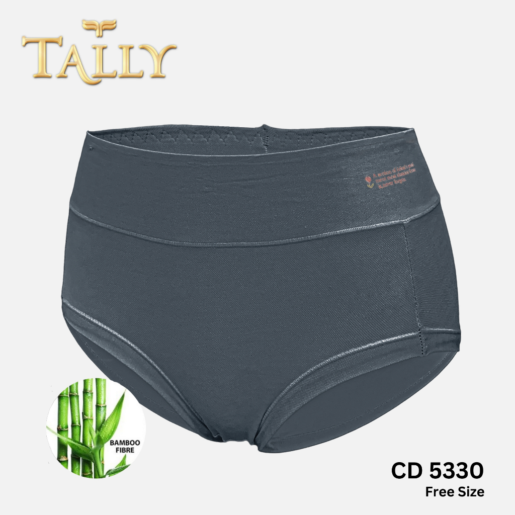 TALLY CD 5330 Celana Dalam Wanita Bahan Katun Bambu fit to L - XL CD Wanita Basic Pakaian Dalam